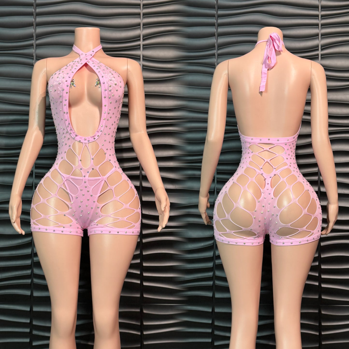 Multi Tie-Neck Romper
