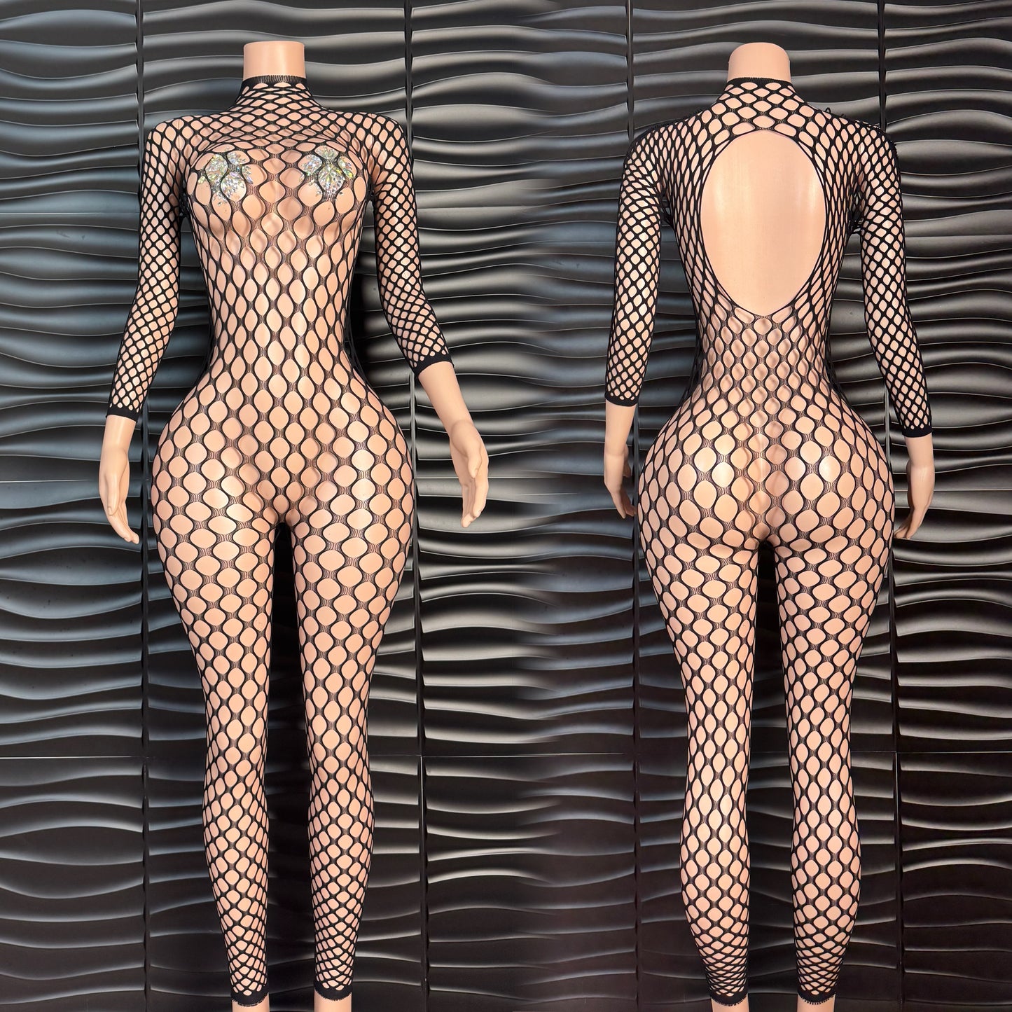 Mesh jumpsuits
