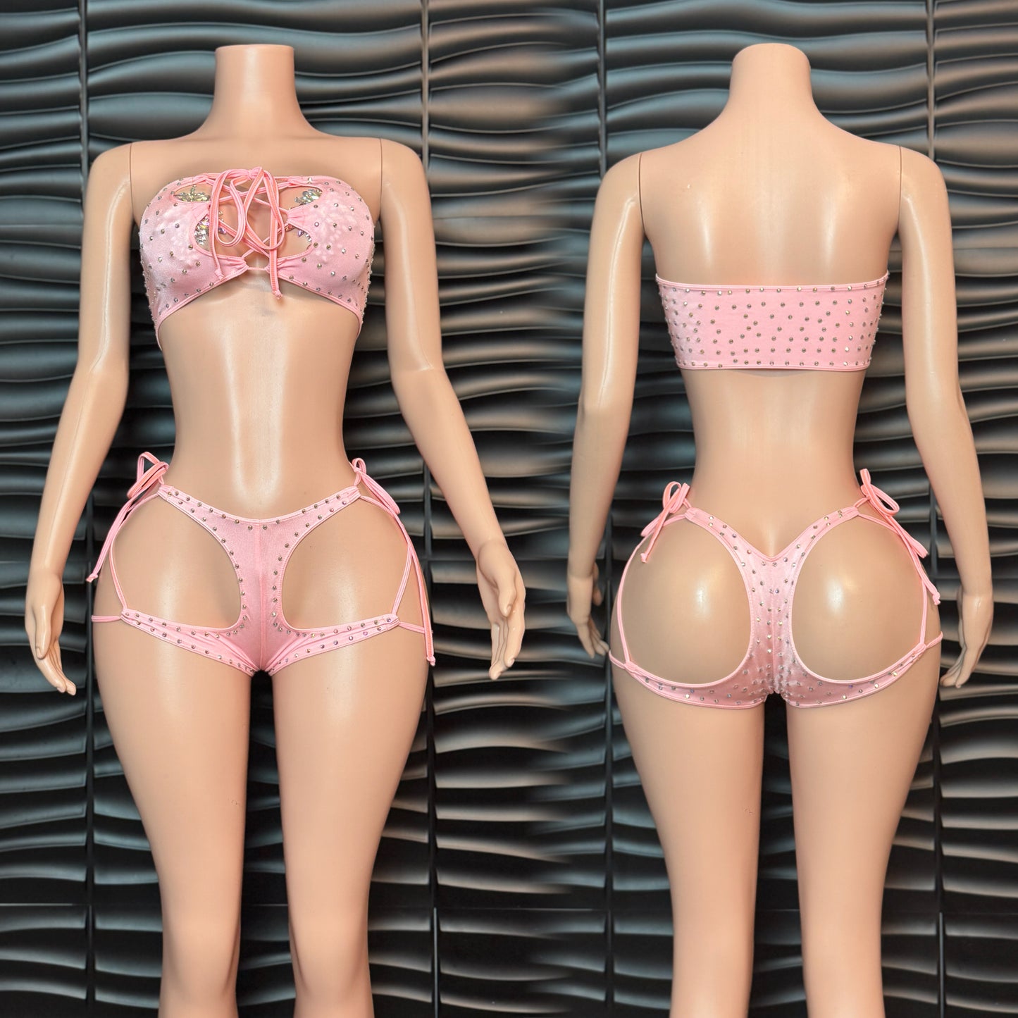 Apple booty tie-string set