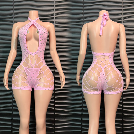 Multi Tie-Neck Romper