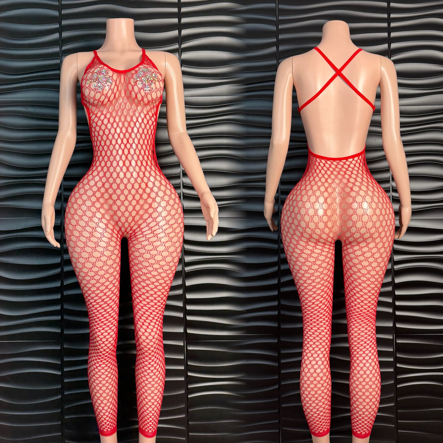 Mesh jumpsuits