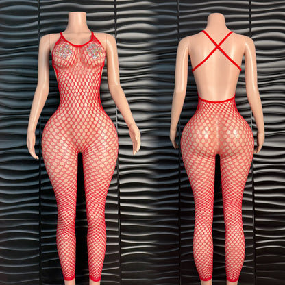 Mesh jumpsuits