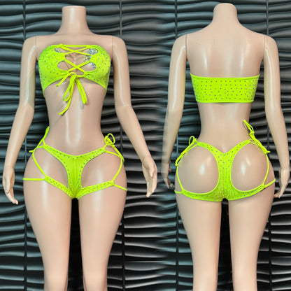 Apple booty tie-string set