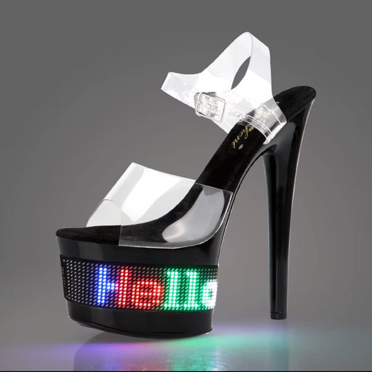 LED Strappy Heels