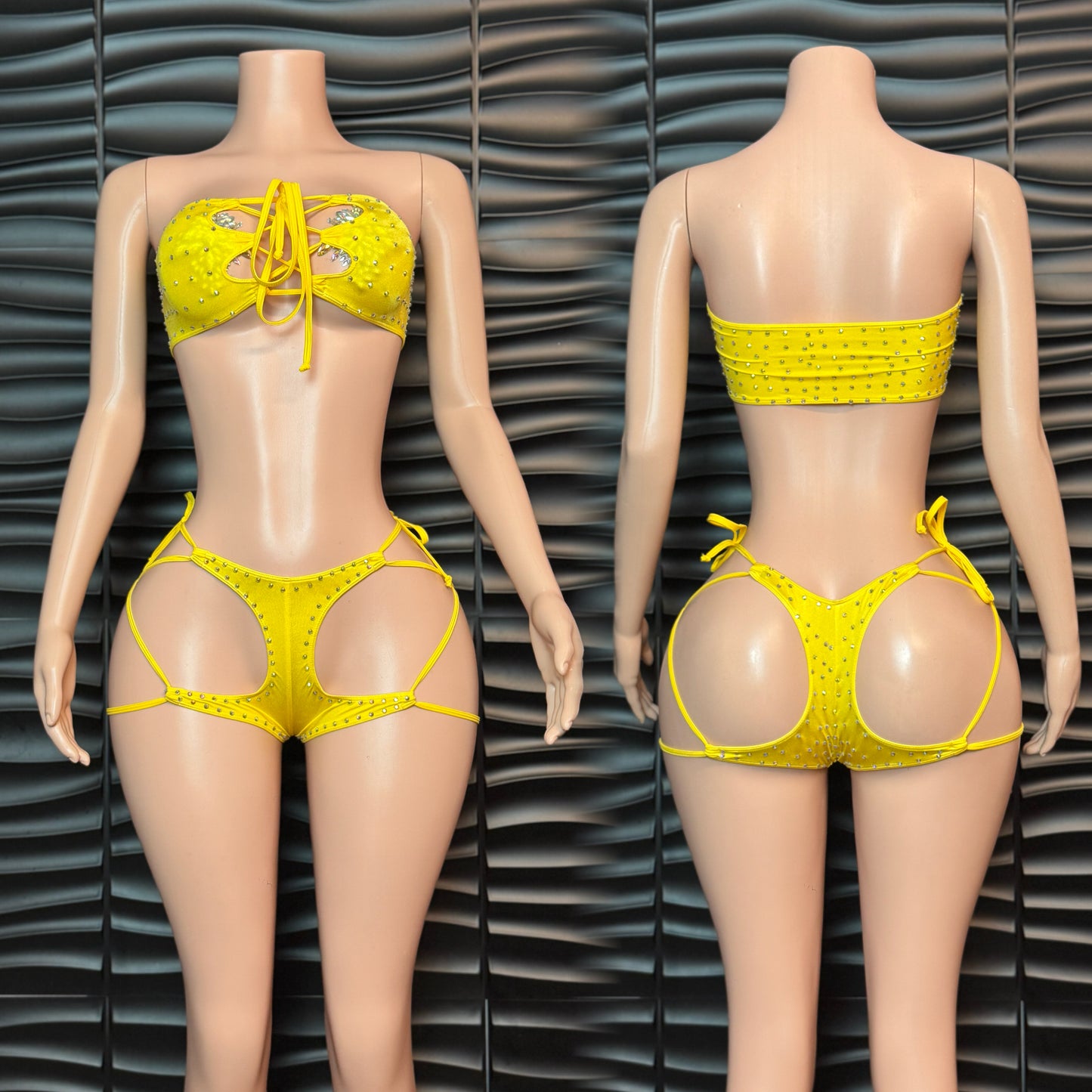 Apple booty tie-string set