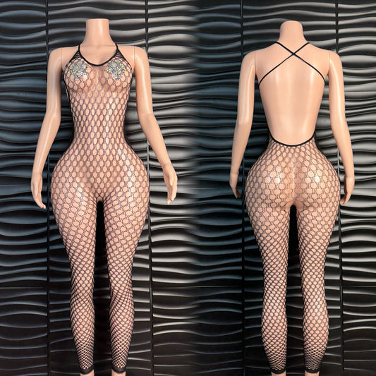 Mesh jumpsuits